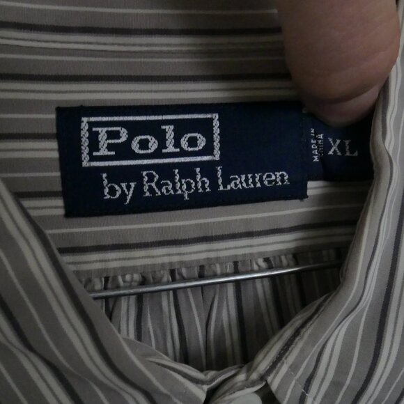 Ralph Lauren Men's Striped Long Sleeve Button Up Shirt Size XL - Picture 3 of 4